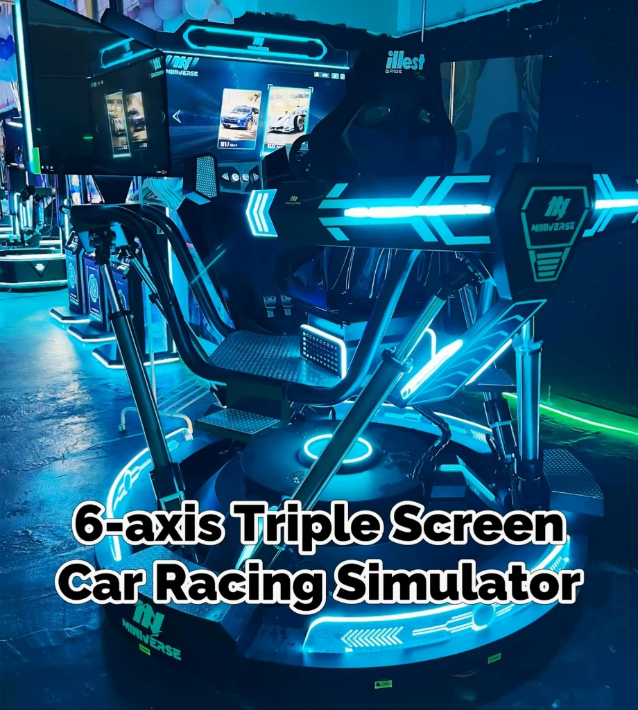 6-axis Triple Screen Car Racing Simulator
